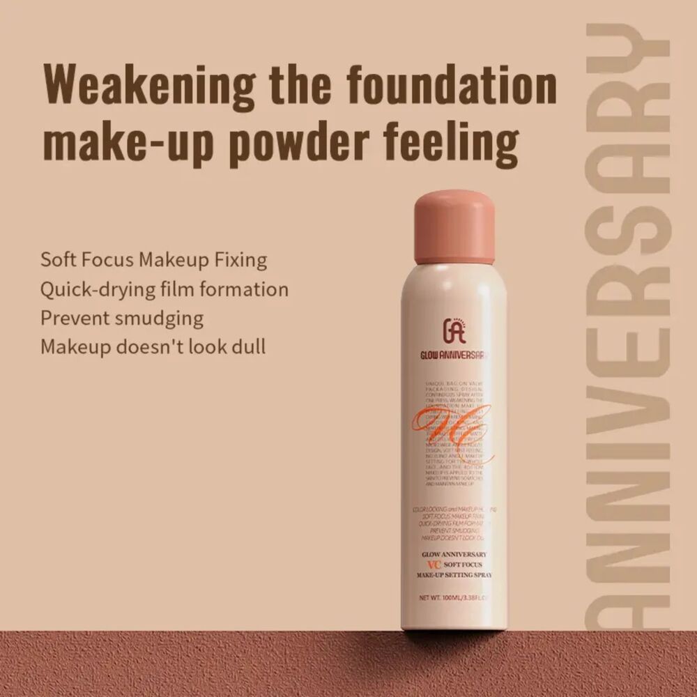 Glow Anniversary Make-Up Setting Spray 100ml – Waterproof, 16HR Matte Finish - Picture 5 of 5